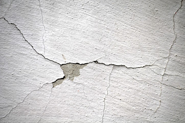 Stara popękana ściana © zetat