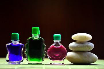 Aromaterapia kolorowe olejki eteryczne