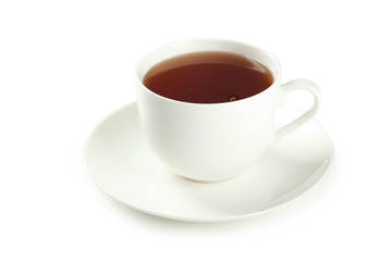 Cup of tea isolated on white