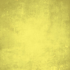 Yellow grunge wall for texture background