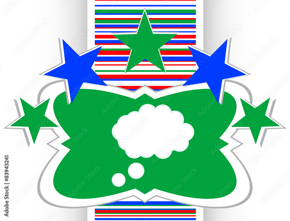 Poster abstract cloud web icon button