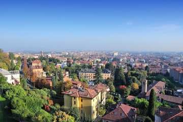 Fototapeta na wymiar Bergamo cityscape