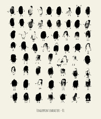 Fingerprint characters - 02