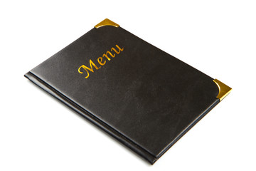 black menu isolated on white background - obrazy, fototapety, plakaty