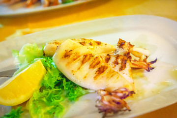 Fried calamari