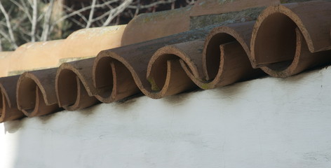 California mission tile roof 