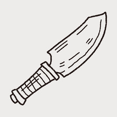 knife doodle