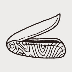knife doodle