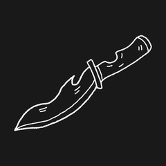 knife doodle