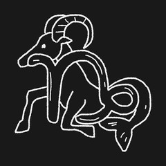 Capricorn Constellation doodle