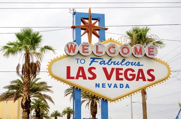 Poster Fabulous Vegas - Welkom bij Fabulous Las Vegas in de staat Nevada. © danmorgan12