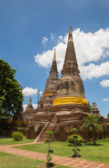 Fototapeta premium Wat Yai Chaimongkol / Ayutthaya Thailand