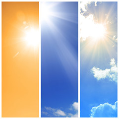 Himmel und Wolken Kollage