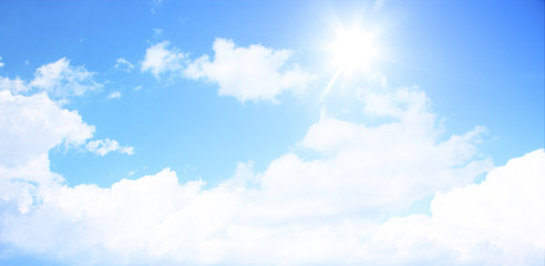 Sonne und Wolken Panorama