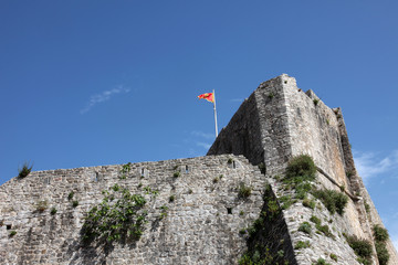 Naklejka premium Budva city walls, Montenegro
