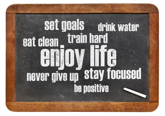 healthy lifestyle word cloud