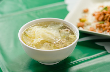 soup with vegetables