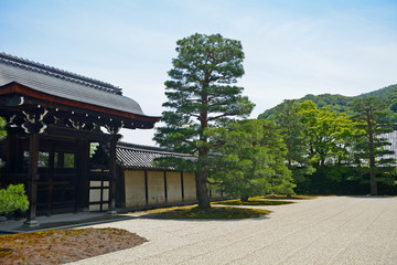 Tenryu Buddhist Temple, Kyoto, japan