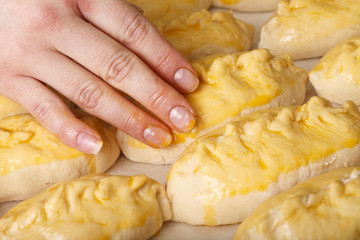 Pies from fancy dough