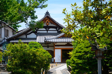 Fototapeta na wymiar Kogen Buddhist Temple, Kyoto, Japan