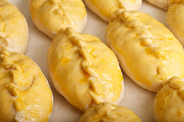 Pies from fancy dough