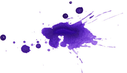 Blots of paint