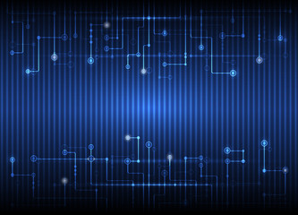 Vector illustration Abstract futuristic circuit board 