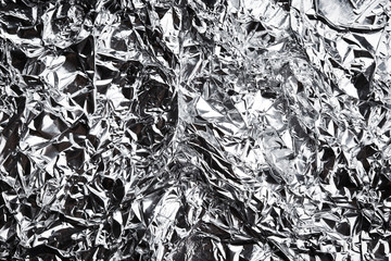 Aluminium foil background