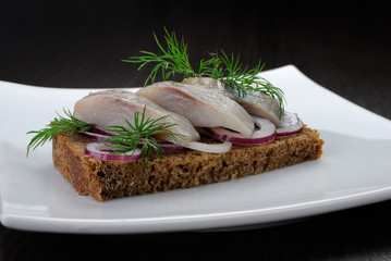 Appetizer of herring