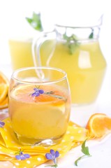 Fresh orange juice