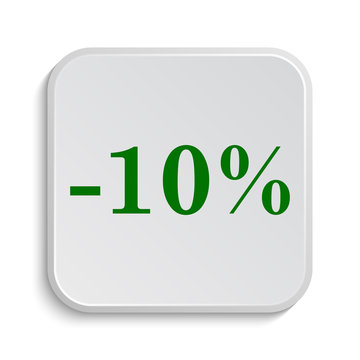 10 percent discount icon