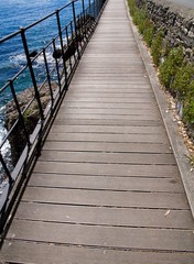 Fototapeta premium Ringhiera sul mare