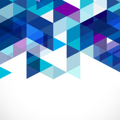 Abstract triangle modern template for business or technology