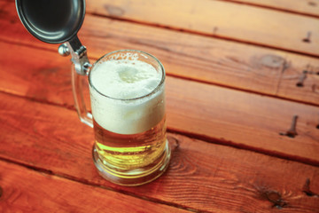 Light beer mug