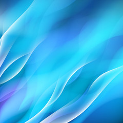 Abstract light vector background blue design  wave,