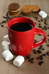 hot chocolate with marshmallow