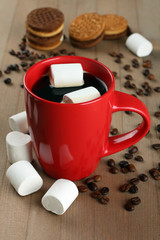 hot chocolate with marshmallow