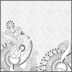 unique coloring book square page for adults