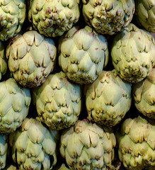 Obraz premium Artichokes Background