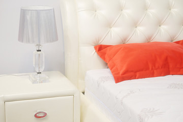 Interior of a bedroom in modern style