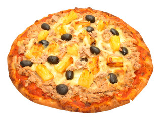 Tuna Fish And Pineapple Pizza