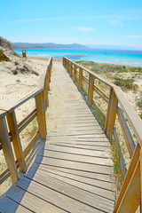 Obraz premium boardwalk to the shore