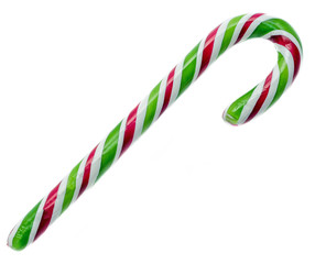 Colored candy Christmas stick, lollipop, spiral shape