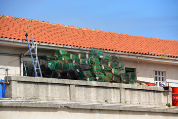 cestas para la captura del marisco