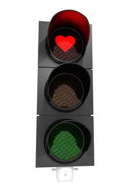 Heart, Love on a traffic light
