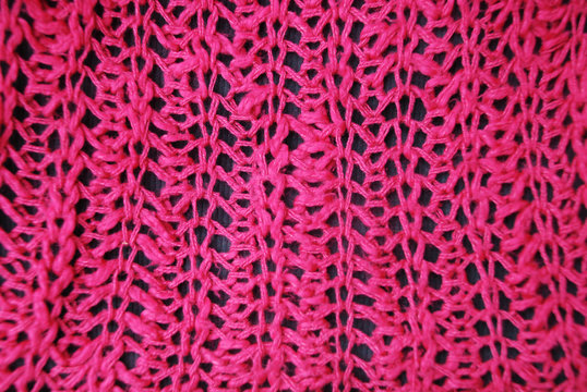 magenta knitted sweater texture