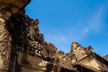 Naklejka premium Angkor Wat temples in Cambodia