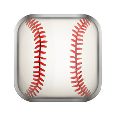 Square icon for baseball app or games