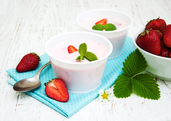 Strawberry yogurt