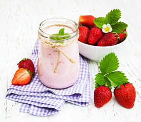 Strawberry yogurt